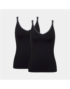 Комплект из 2 маек Go a Redoute черный Sloggi