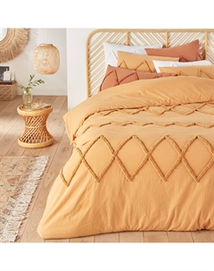 Пододеяльник из хлопка Assa охра желтый La redoute interieurs