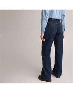 Джинсы широкие синий Laredoute