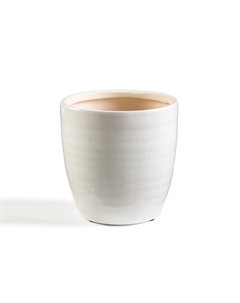 Кашпо из керамики 145 Tipoca белый Laredoute