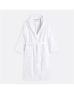 Халат с капюшоном взрослый 350 гм Scenario белый La redoute interieurs