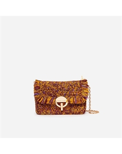 Сумка с ремешком из рафии MOON M желтый Laredoute