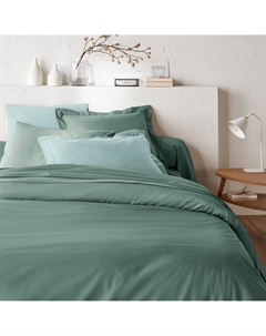 Пододеяльник однотонный из поликоттона Scenario зеленый La redoute interieurs