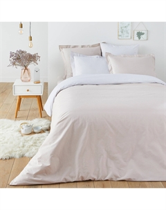 Пододеяльник двухцветный из хлопка Scenario бежевый La redoute interieurs