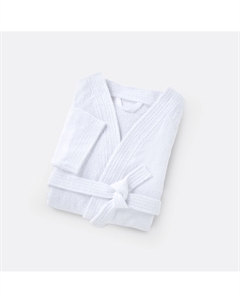 Халат-кимоно для взрослых 350 гм Scenario белый La redoute interieurs