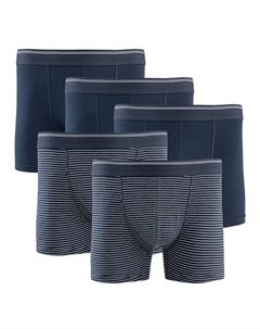 Комплект из пяти трусов-боксеров a Redoute синий La redoute collections