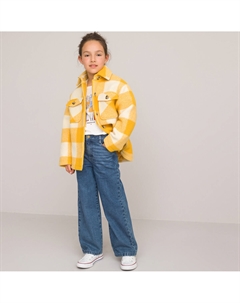 Джинсы прямые 3-14 лет синий Laredoute