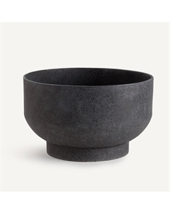 Кашпо фаянсовое В23 см Florian черный Am.pm.