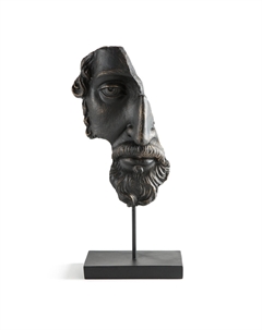 Статуэтка в форме лица из пластика Waraji черный Laredoute