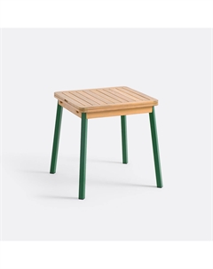 Стол садовый раскладной из стали и акации Jaja каштановый Laredoute