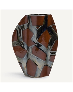 Ваза из глазурованной керамики Iridyo разноцветный Am.pm.