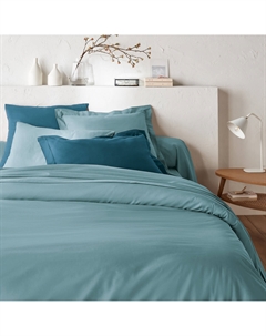 Пододеяльник из хлопка Scenario синий Laredoute