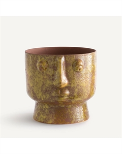 Кашпо из глазурованной керамики В24 см LESEGO желтый Am.pm.