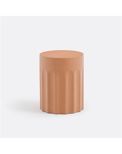 Столик журнальный из цементных волокон Mannira каштановый Laredoute