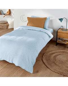Пододеяльник из стираного льна Linot синий Laredoute