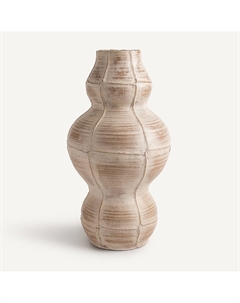 Ваза из белой терракоты Ilyo бежевый Am.pm.