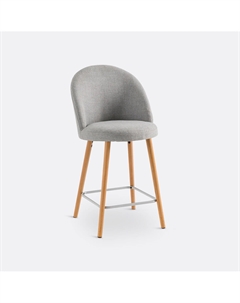 Стул барный средней высоты Quilda серый Laredoute
