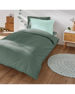 Детский пододеяльник из органического хлопка Scenario зеленый La redoute interieurs