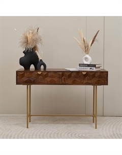 Консоль в прихожую из массива манго каштановый So'home