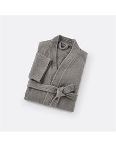 Халат-кимоно для взрослых 350 гм Scenario серый La redoute interieurs