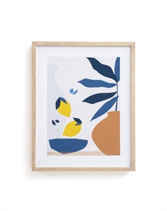 Постер с рисунком в рамке Boda разноцветный Laredoute