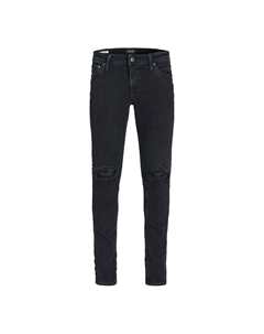 Джинсы-скинни стрейч с рваным эффектом Liam черный Laredoute