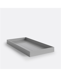 Ящик-кровать 1-спальный винтажный в стиле ретро Adil серый Laredoute