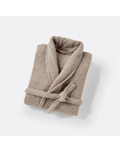 Халат с шалевым воротником взрослый 350 гм Scenario бежевый La redoute interieurs