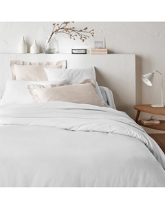 Пододеяльник из хлопка Scenario белый La redoute interieurs
