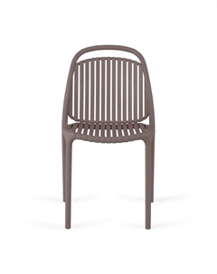 Стул из полипропилена каштановый So'home