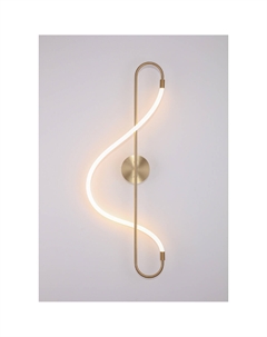 Светильник настенный из металла каштановый Laredoute