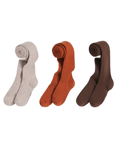 Набор из 3 пар колготок бежевый La redoute collections