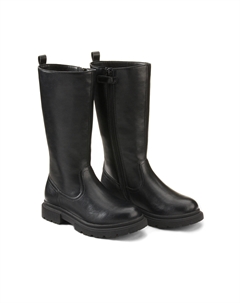 Ботинки на молнии с шипованной подошвой черный La redoute collections