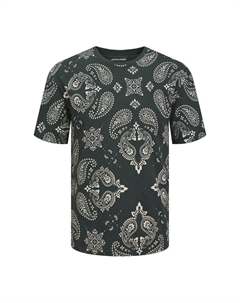 Футболка с круглым вырезом зеленый Laredoute