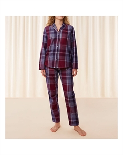 Пижама из хлопка Boyfriend синий Laredoute