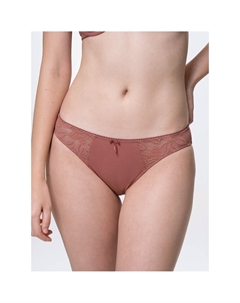 Трусы-слипы из кружева и микрофибры Luella оранжевый Laredoute