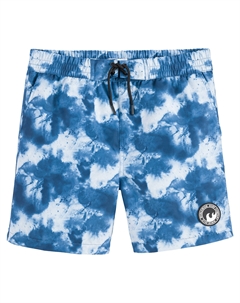 Бермуды пляжные с принтом тай-дай желтый La redoute collections