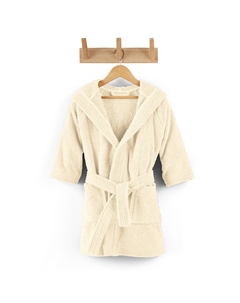 Халат детский с капюшоном 450 гм бежевый Laredoute