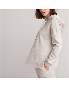 Свитшот с капюшоном для периода беременности бежевый Laredoute