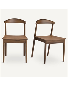 Комплект из 2 стульев, Galb La Redoute каштановый Am.pm.