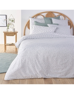 Пододеяльник из 100 стираного хлопка Lison белый La redoute interieurs