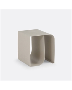 Стол диванный из металла Ondule бежевый Laredoute