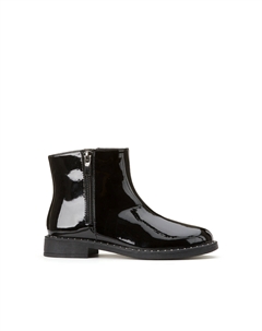 Ботинки лакированные на молнии черный La redoute collections