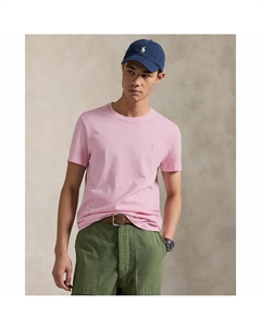 Футболка с круглым вырезом из хлопкового джерси розовый Laredoute