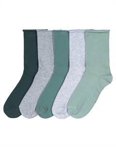 Комплект из 5 пар однотонных носков другие Laredoute