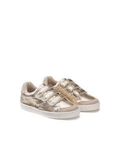 Кроссовки на липучках золотистый La redoute collections