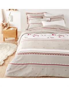 Пододеяльник из хлопка Tyrol бежевый So'home