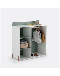 Детский шкаф вешалка Simoni белый Laredoute