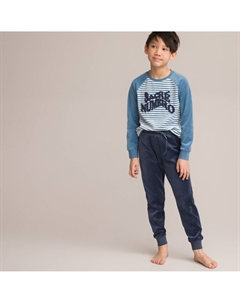 Пижама велюровая синий La redoute collections