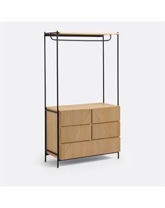 Гардеробный модуль платяной шкаф и 5 ящиков Lodge бежевый La redoute interieurs